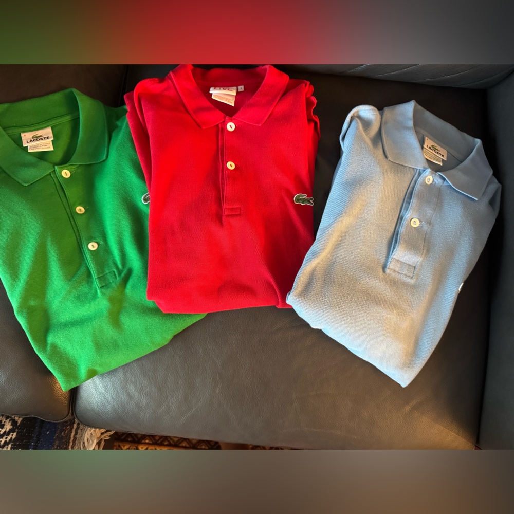3 Lacoste Polo Shirt